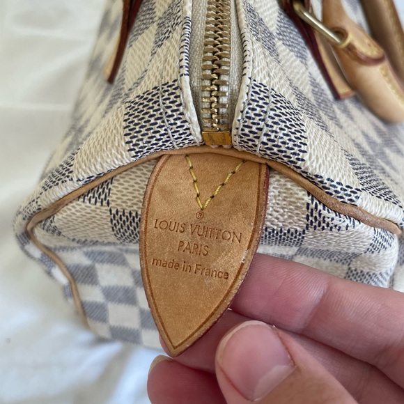 SALE!! ❤️ Authentic Louis Vuitton Speedy 25 damier azur LV - Picture 11 of 16